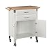 homestyles Dolly Madison Off-White Kitchen Cart