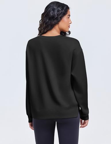 PINSPARK Soft Crewneck Sweatshirt for Women Long Sleeve Lightweight Pullover Yoga Casual Sweatshirts Fall Fashion 20252