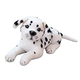 Surakey Peluche Chien à Pois 30CM Peluche Chien Jouet en Peluche Chien à Pois Animal en Peluche Chien à Pois Oreiller en Peluche Chien Kawaii Cadeau pour Filles et Garçons