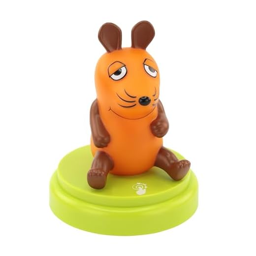 ANSMANN LED Nachtlicht „Die Maus“ aus der TV Sendung mit der Maus – Einschlafhilfe für Mädchen und Jungen/Touch Sensor, ideal als Babylicht Kinderlicht Nachtlampe Nachttischlampe Stilllicht