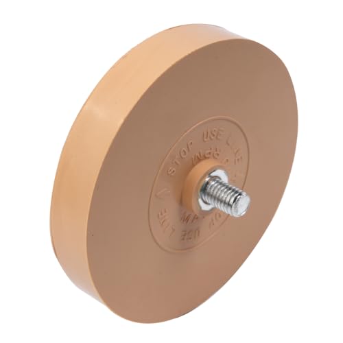 Hsthe Sea 2 Autolackreiniger mit Bohradapter zum effektiven Entfernen von klebrigen Klebstoffen, Grafiken, Nadelstreifen und Aufklebern von Autooberflächen, 88 mm/3,5 Zoll