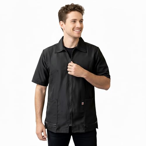Ladybird Line 415 Pet Groomer and Barber Front Zipper Jacket