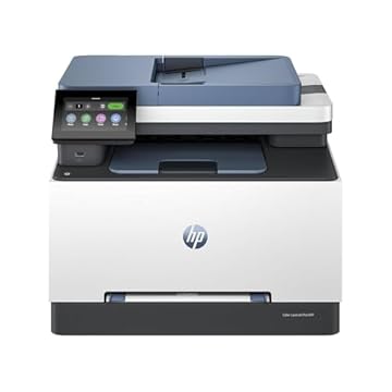 HP Color LaserJet Pro 3302fdw 499Q8F, Stampante Multifunzione A4, Stampa Fronte e Retro Automatico, 25 ppm B/N e a Colori, USB, Wi-Fi, Ethernet, Fax, Copia, Scansiona, ADF da 50 Fogli, HP Smart, Blu