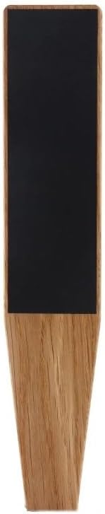 Wooden Beer Tap Handle with Chalkboard Surface, Writable Tap Handle for Home Brewing, Kegerator and Bar Use, Standard Thread Beer Dispenser Accessory(A)