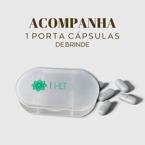 Kit Curcuma Plus 60 Cápsulas Branco Vitafor + Porta Capsulas