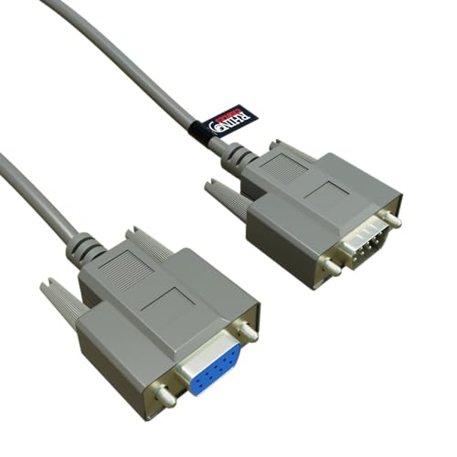 rhinocables - 9 Pin Serial Extension Lead, Gold, 3m