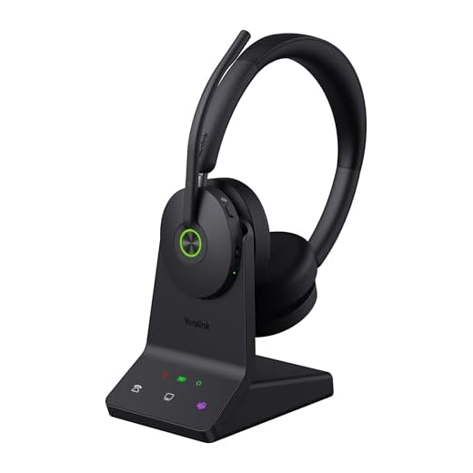Yealink WH68 DECT Bluetooth Headset mit Basisstation