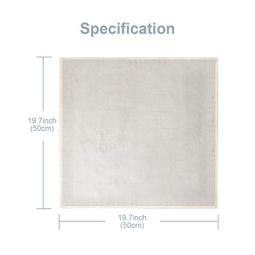 Aieve 3 Stück Passiertuch ca. 50x50cm Käsetuch Wiederverwendbares Siebtuch Cheesecloth aus 100% Baumwolle für Käse Marmelade Nussmilch Suppe Obstsaft Joghurt Tofu Butter – Bild 6