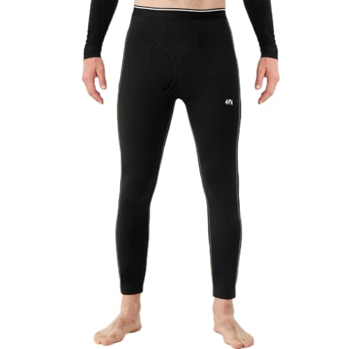 Mtiemxig Thermo Unterwäsche Herren | Sportliche Wärmende Unterhose für Outdoor & Winter | Atmungsaktiv, Dehnbar | Ski, Wandern, Training
