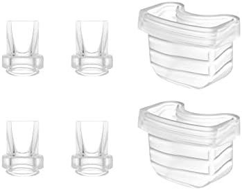 TOVVILD Duckbill Valve Silicone Diaphragm 4pcs, Suitable for S21/S23/S18 Wearable Breast Pump, Compatiable with MomMed/TSRETE Breast Pump Accessories Replace