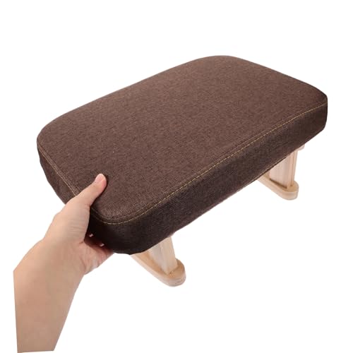 Tabouret de chambre à coucher marron moderne avec assise stable Abaodam