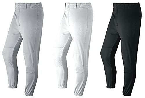 Martin Sports Women's Double Knit Polyester, Belt Loop Softball Pants (Charcoal, Medium)