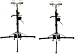 Two (2) 18 FT DJ Heavy Duty Crank Up Lighting Stand With Outriggers Trusses Trussing