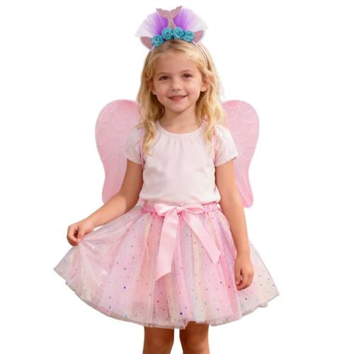 Falda tutú para niñas con Diadema para, actuación, Baile, Disfraz, juego245