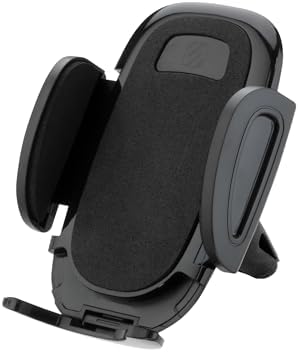 Scosche SUHV-XCES0 Select Vent Mount Phone Holder Cradle for Car or Truck - Universal Hands-Free Mount for Car Dashboard Air Vents - Vehicle Cell Phone Holder for iPhone or Android Smartphones