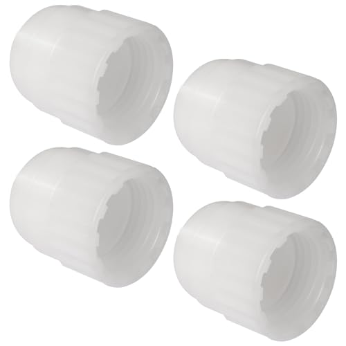 Image of 06860 1 /2 inch RV Drain Cap, Cold Water Pipe 1 /2 inch Female End Cap Terminator, RV Plumbing Cap Fitting, RV Pex Pipe /Tubing Fittings (4 Fittings)