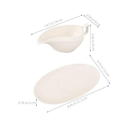 Cerámica White de 250ml SHOWERORO evita derrames con su platillo estable 3