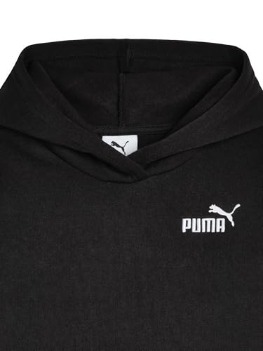 PUMA Girls' Essential Basics Logo Pullover Hoodie, Fleece Sweatshirt, Large Front Pocket3