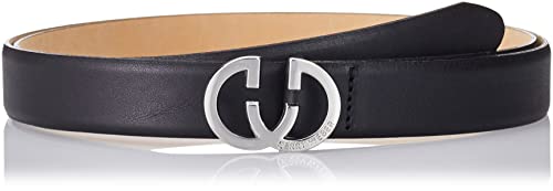 Ceinture femme Gerry Weber accessoire maroquinerie en cuir noir classique