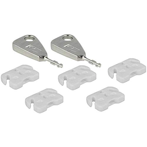 Delock USB Port Blocker für USB A Buchse, 20648, Silber, Weiß