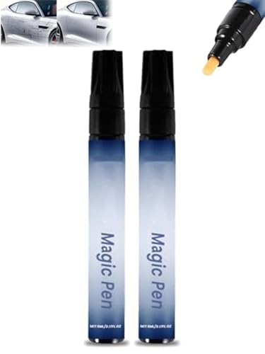 Car Scratch Pen, Magic Car Scratch Removal Pen, Magic Pens for Cars Scratches, Quick Repair for Scratches and Paint, Easy Use Weatherproof Lasting (2PCS)