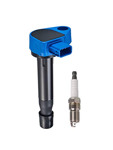Ena Blue Ignition Coil Pack And Platinum Spark Plug Set Of 6 Compatible With Honda Acura Accord Tl Rl 2003 2004 2005 2006 2007 2008 3.2L 3.5L V6 Replacement For Uf242 Gn10168 C-511 C1221/C1462 #TOP1
