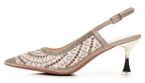 Image of VenusCelia Women's Charming Lady Slingback Pump Shoe