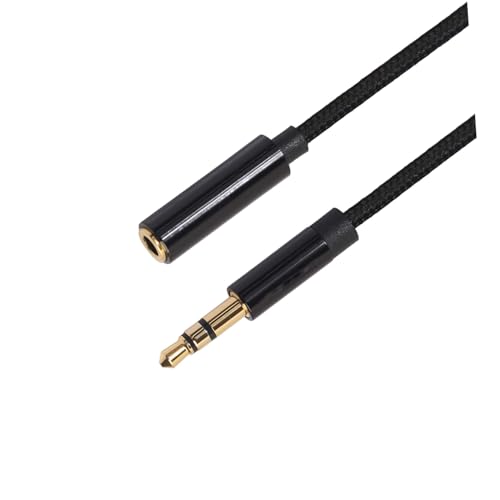 Cable extensión de auriculares 1m macho a hembra miniatura 6
