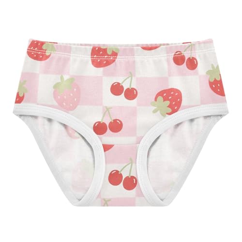 GuoChe Cotton Panties Underwear Soft Touch Organic Underwear for Toddler Girls in Sizes 2T,3T, 4T, 5T, 6Y and 8Y