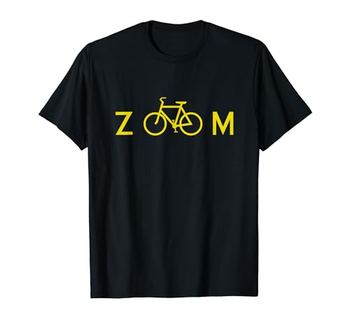 Zoom Fast Bike Ride Minimal Design T-shirt Men Women