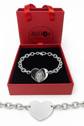Bracelet photo personnalisé : un bijou en acier hypoallergénique pour peaux sensibles