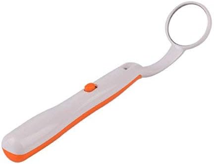 Dental Mirror, inkint 1pcs Anti Fog Oral Mirror Tooth Inspection Mirror with LED Light 0.95" Dia 5.9" Length For Inspecting Teeth and Mouth