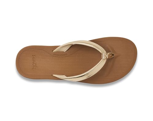 Image of Sanuk Womens Cosmic Shores | Water Resistant Flip Flops for Women | EVA Footbed With Arch Support | Women's Beach Sandals