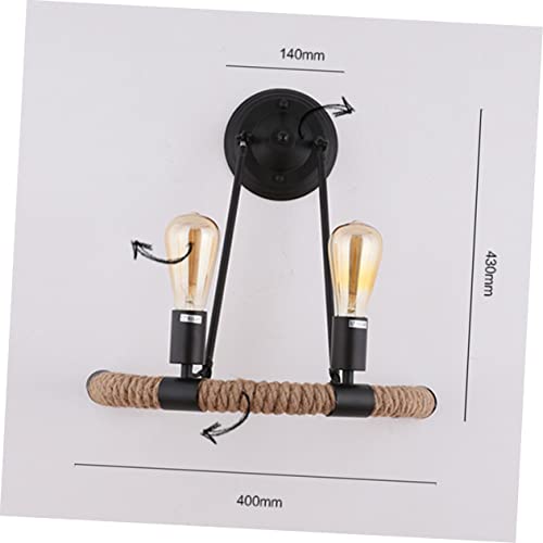 Lámpara de pared E27 tridimensional POPETPOP para eliminar sombras en salones 2