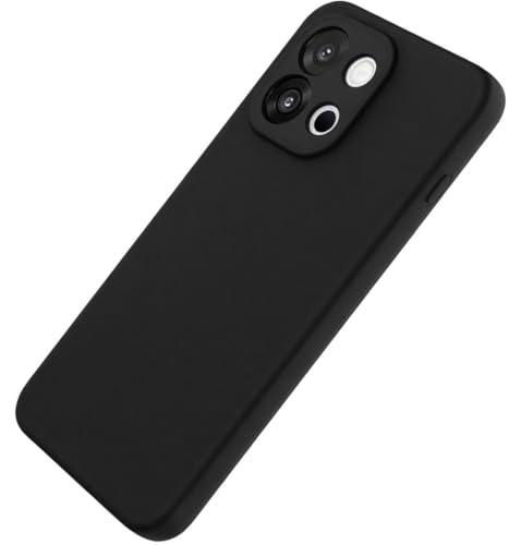 Image of Lustree Shockproof Flexible Silicone Back Cover for OnePlus Nord 6 5G | Anti-Scratch Soft TPU Case with Raised Edges & Full Protection - Black