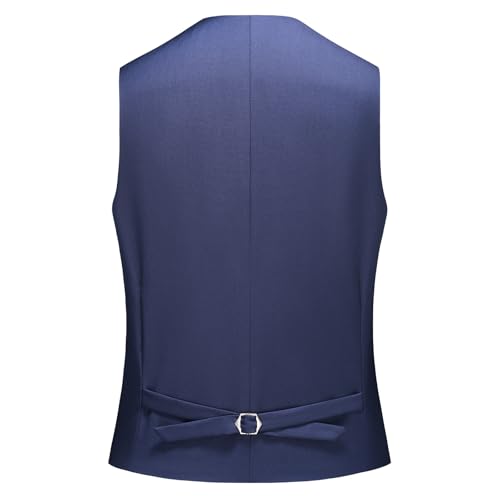 Men's 3 Piece Suit Slim Fit One Button Solid Tuxedo Jacket Suits for Men Slim Fit for Wedding Prom Blazer Vest Pants4