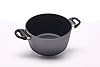 Swiss Diamond Large Soup Pot with Lid, Features Premium NonStick Coating, Oven & Dishwasher Safe Large Stock Pot with Lid for Soups, Broths, Chilli and More, 9.5 Inch, 5.5 Quart, Grey #1