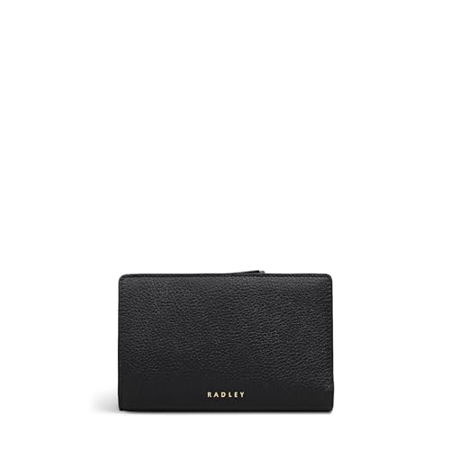 RADLEY London Fountain Mews Women's Leather Medium Bifold Purse, Black