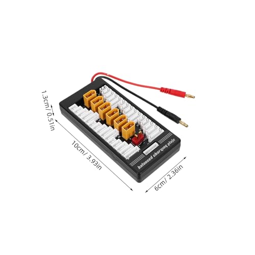 Placa de carga paralela Lipo para drones FPV y coches RC con conectores múltiples 2