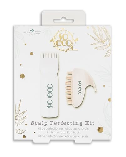 So Eco Scalp Perfecting Kit – Hair Oil Applicator & Silicone Scalp Massage Brush, Vegan & Cruelty-Free, Easy Oil & Treatment Distribution for Healthy Scalp & Hair Growth