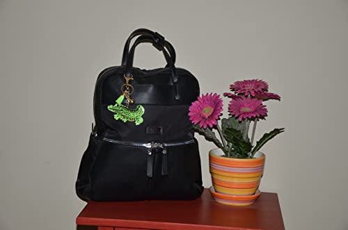 Popfizzy Bling Alligator Keychain for Women, Rhinestone Green Alligator Backpack Keychain for Girls, Cute Alligator Gifts2