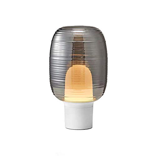 xiadsk Dormitorio mesita de Noche lámpara Estudio Dormitorio mesita de Noche decoración del hogar Dormitorio mesita de Noche lámpara Gris Ceniza