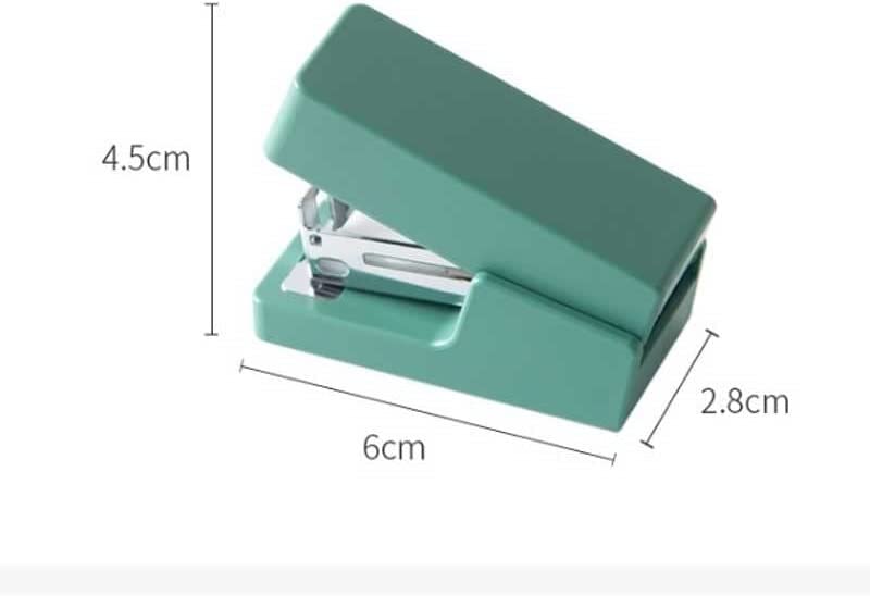 Mini agrafeuse Ensemble Portable Couleur Papier Reliure Machine utilisant 24/6/26/6 agrafes Papeterie Fournitures de Bureau (Color : C)