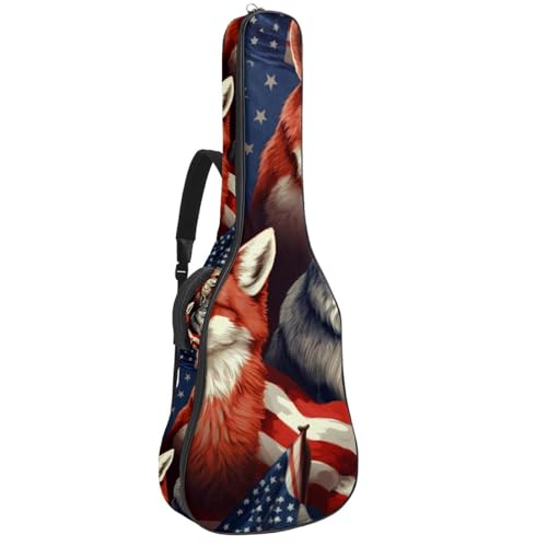 Étui étanche pour guitare acoustique housse antichoc avec grand rangement accessoires