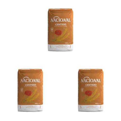 Nacional desde 1849 - Farinha de Centeio Integral 900G (Paquete de 3)