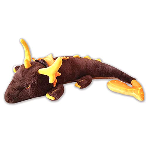 JoeRita Zhong Li Plush Dragon Body Pillow Cute Gensh Stuffed Doll Game Figure Throw Pillows Cushion Sofa Table Decor 28"