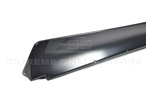 Extreme Online Store For 1989-1994 Nissan 240Sx S13 Hatchback | Rocket Bunny Style Abs Plastic Primer Black Rear Trunk Lid Wing Lip Spoiler #TOP4