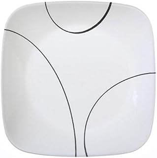 Corelle Square Simple Lines 9-Inch Plate Set (6-Piece)