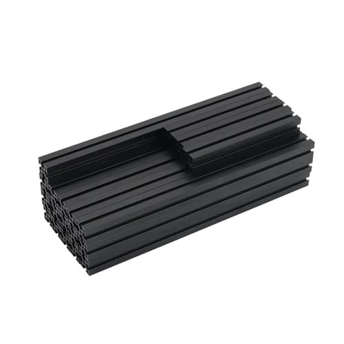 Profilé en aluminium 1515 cadre extrudé noir pour imprimante 3D et rail linéaire
