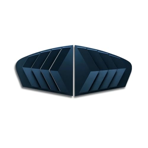 Grilles d'aération latérales de fenêtre pour Volkswagen Passat B8 2019-2022 noir mat x2